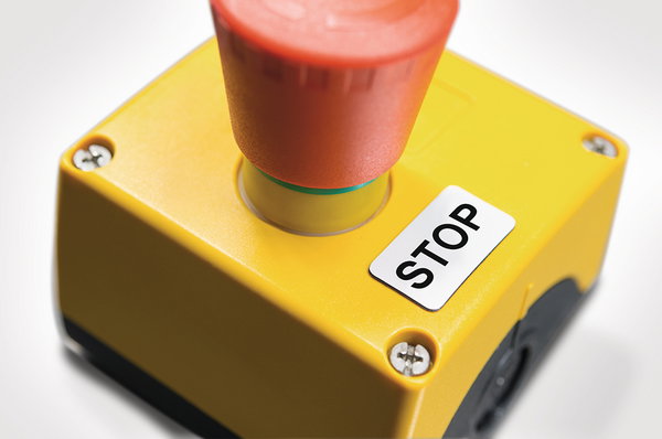Panel de Control Marcado para Transferencia Térmica impresión plata 45x25mm rollo = 1000 pzs – Imagen 4 de 6