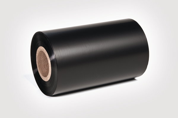 Cinta de transferencia térmica de termocontracción de 102 mm de ancho de bobina 300m negro
