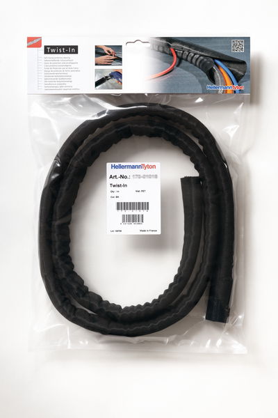 Funda Trenzado auto-cerrable 5-8 mm, PET, Negro, 100 m – Imagen 2 de 3