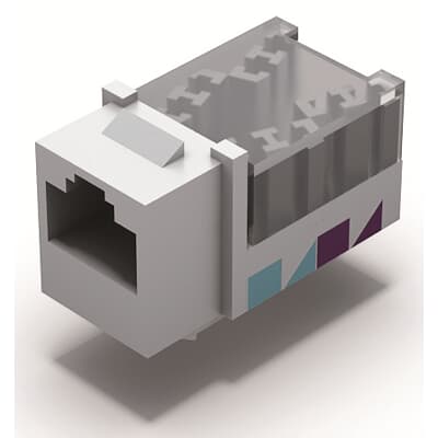 Conector Keystone RJ45 Cat5e hembra