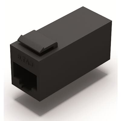 Conector Keystone RJ45 C5e hembra/hembra