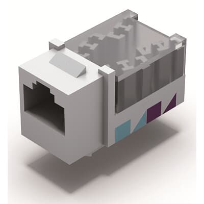 Conector Keystone RJ45 Cat6 hembra