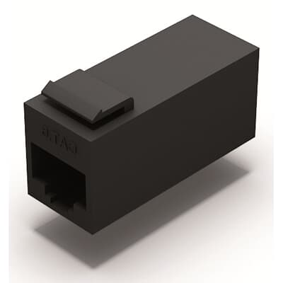 Conector Keystone RJ45 C6 hembra/hembra