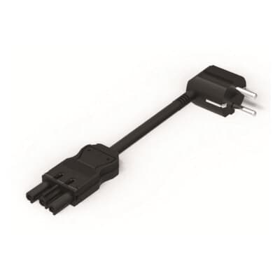Lat. 2m conector rapido schuko/hembra NG