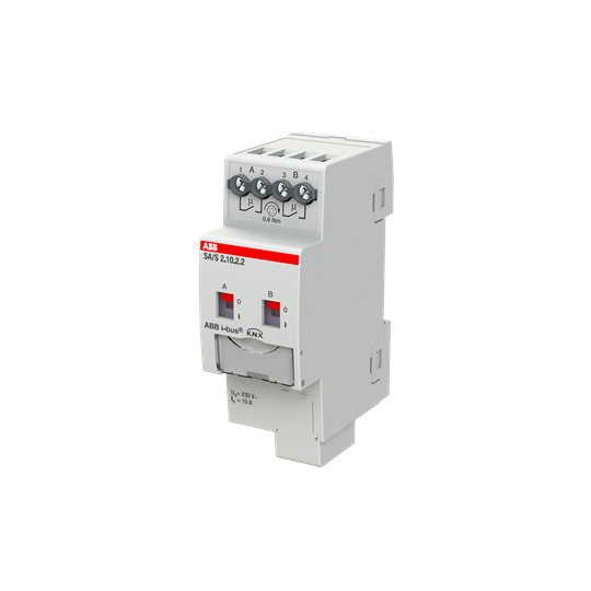 Actuador Interruptor, 2 canales, 10A,DIN