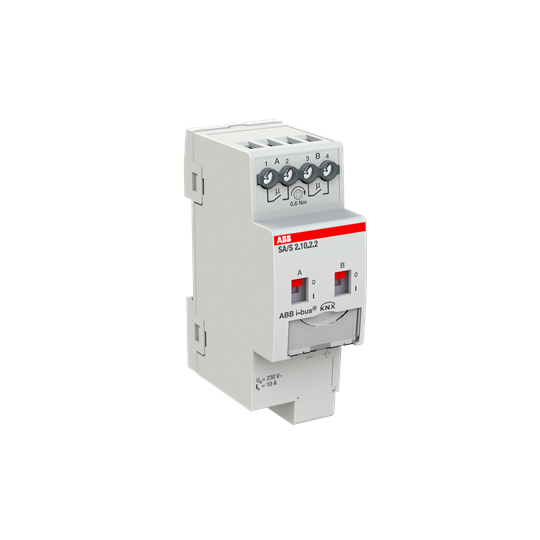 Actuador Interruptor, 2 canales, 10A,DIN – Imagen 2 de 3