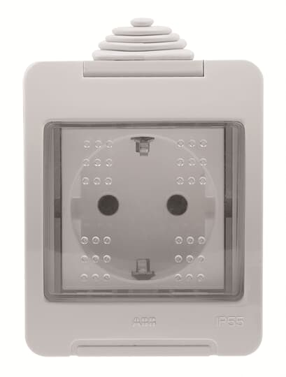 Caja estanca IP55 Zenit Schuko