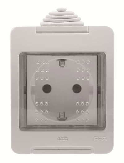 Caja estanca IP55 Zenit Schuko