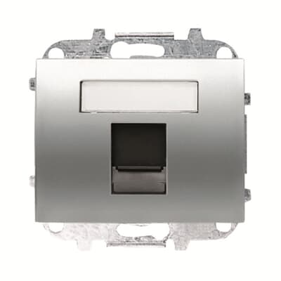 Tapa 1 conector con persiana
