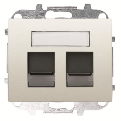 Tapa 2 conector con persiana