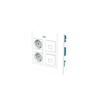 Kit caja de 2 columnas completa empotrar