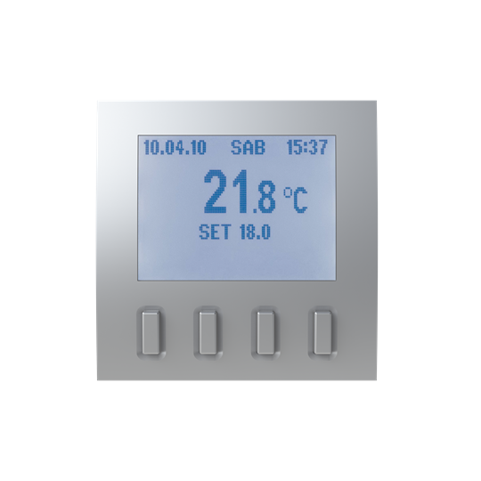 Termostato KNX Zenit Plata – Imagen 2 de 3