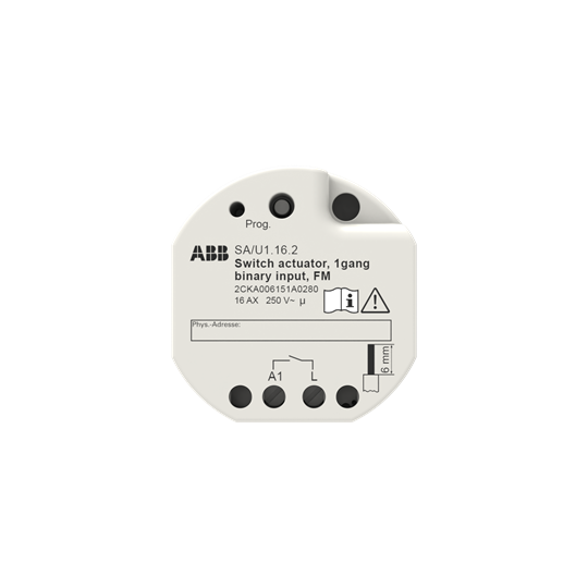 Actuador Interruptor, 1 canal, Empotrar