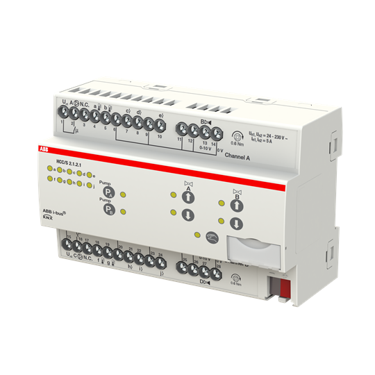 Controlador circ. calor/frío,0-10V,2 can