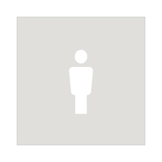 Tapa señalizador WC hombre