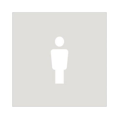 Tapa señalizador WC hombre