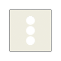 Tapa toma VDI 3RCA BL