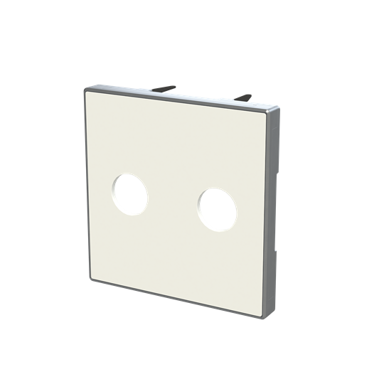 Tapa toma VDI 2RCA BL – Imagen 3 de 3