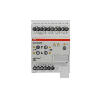 Actuador On-Off/Persianas,8 can.,16A,DIN