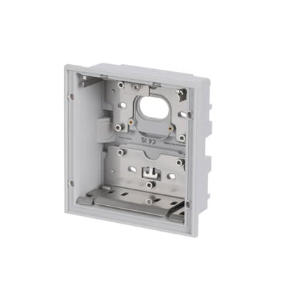 Caja de empotrar, gris, tamaño 1/1