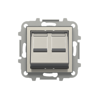 Tapa inclinada 2 conector informatico AI