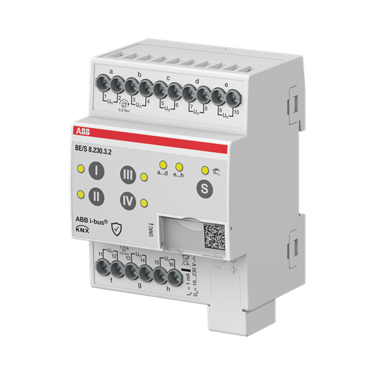 Entr.Bin.8can.10-230VAC/DC,contr.man.DIN – Imagen 3 de 3