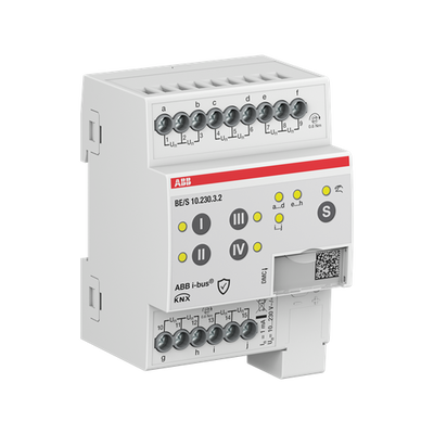 Entr.Bin.10ca.10-230VAC/DC,contr.man.DIN