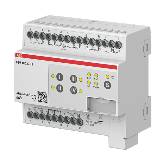 Entr.Bin.16ca.10-230VAC/DC,contr.man.DIN – Imagen 2 de 3