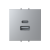 Cargador USB-A+C 10,5W - 2M - PL