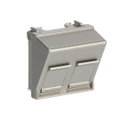 Tapa inclinada 2 soporte con persiana CV