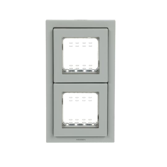 Marco IP55 Zenit 2 Vent./2M GR – Imagen 2 de 3