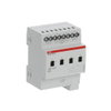 Actuador Interruptor, 4 canales, 6A, DIN