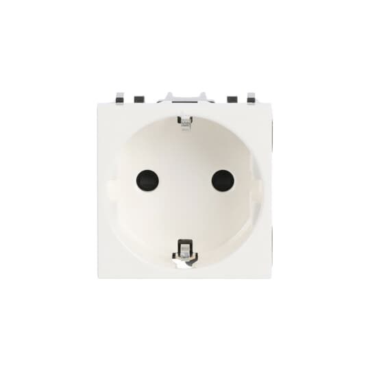 Base enchufe 2P+T p. inf. BL – Imagen 2 de 3