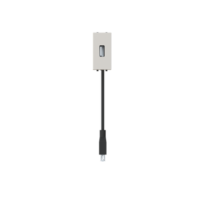 Toma USB hembra-hembra con latiguillo DN