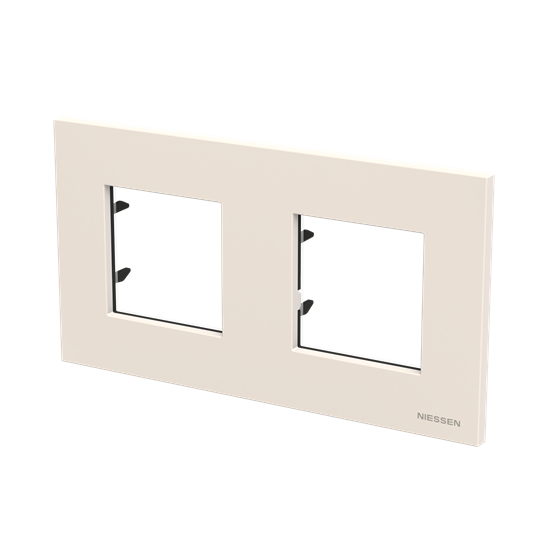 Marco IP44 - 2 ventanas - BL – Imagen 3 de 3