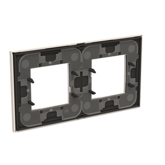 Marco IP44 - 2 ventanas - BL – Imagen 2 de 3