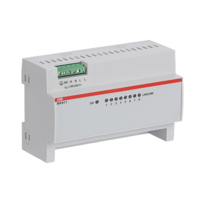 IP switch, 8 puertos, DIN