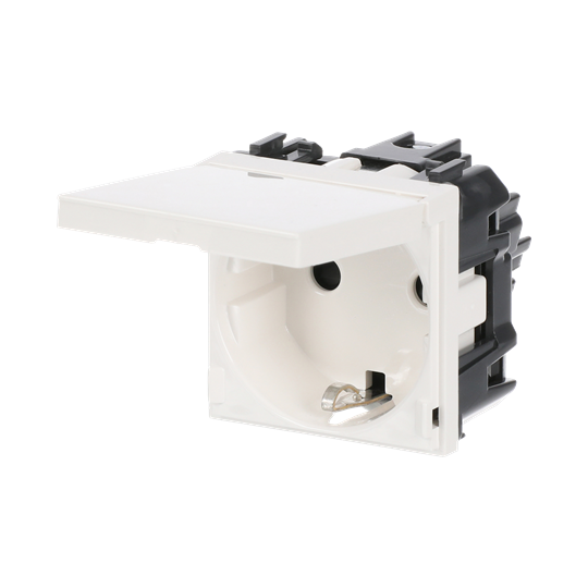 B.enchufe 2P+T c/ tapa p. inf. BL – Imagen 4 de 4