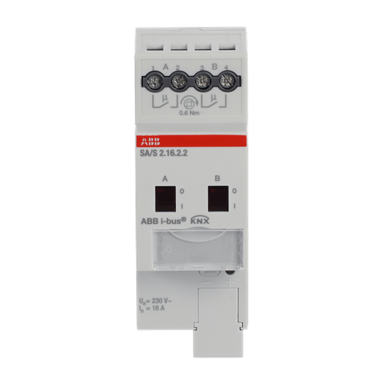 Actuador Interruptor, 2 canales, 16A,DIN