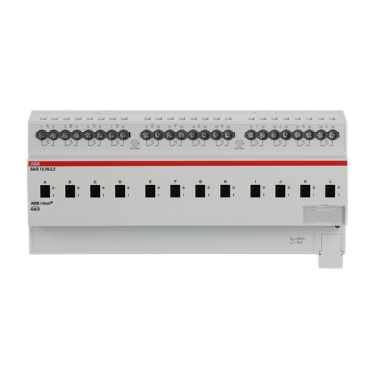 Actuador Interruptor, 12 canales,16A,DIN