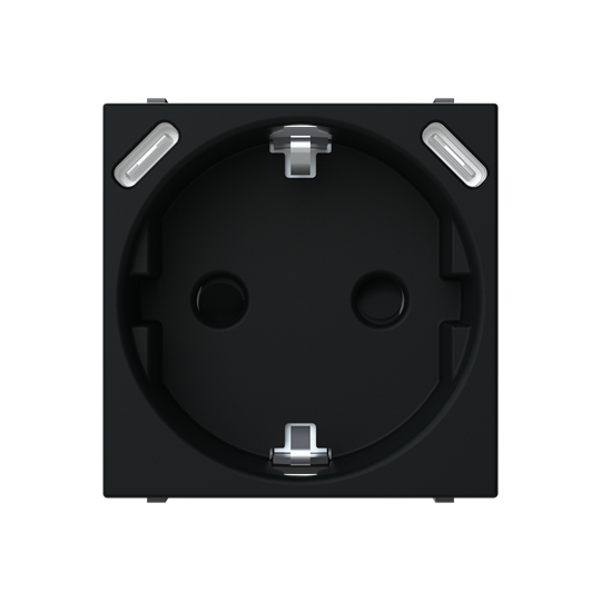 Base enchufe Schuko + USB-C+C - 2M - NT – Imagen 2 de 3