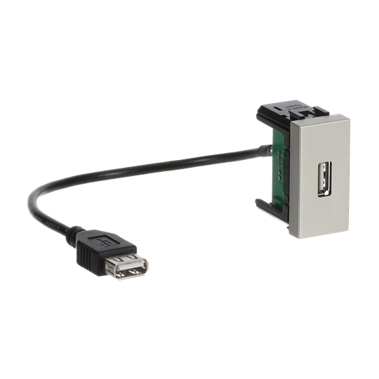 Toma USB hembra-hembra con latiguillo CV – Imagen 3 de 4