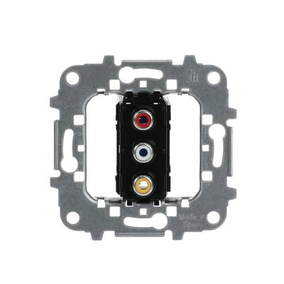Toma VDI 3RCA conexion con tornillo