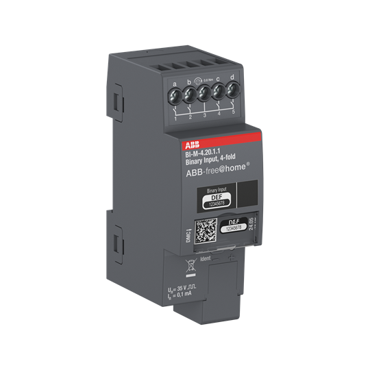 Entrada binaria DIN 4 canales, 230V – Imagen 2 de 3