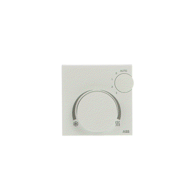 Termostato Fan Coil Tenton con ruleta,BL
