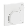 Termostato Fan Coil Tenton con ruleta,BL