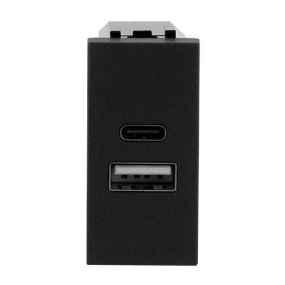 Cargador USB-A+C 15W - 1M - AN
