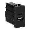 Cargador USB-A+C 15W - 1M - AN