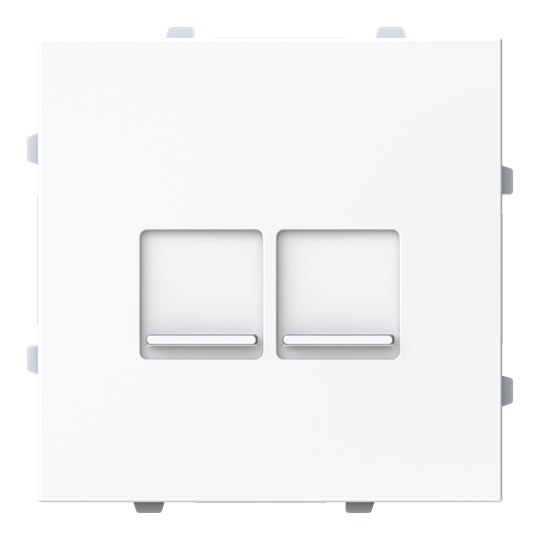 Tapa plana 2 soportes con persiana BT – Imagen 2 de 3