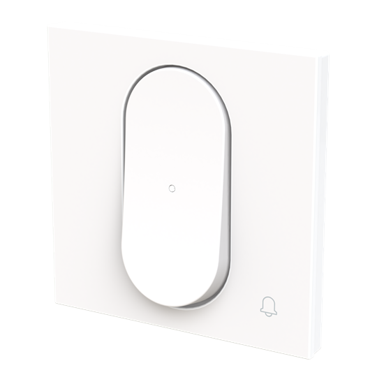 Tecla pulsador timbre c/visor BL